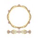 Beautifully Crafted Diamond Bangles in 18k gold with Certified Diamonds - BGJ10501W